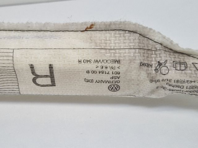 bontott VW GOLF IV Jobb első Függöny Légzsák