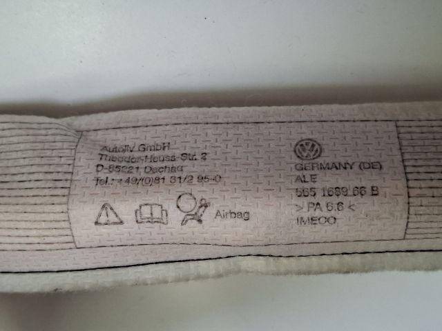 bontott VW GOLF IV Jobb Függönylégzsák és Oldallégzsák