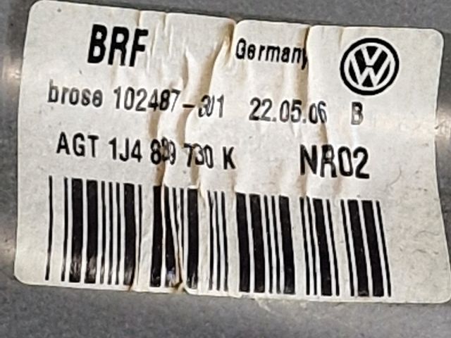 bontott VW GOLF IV Jobb hátsó Ablakemelő Szerkezet (Elektromos)