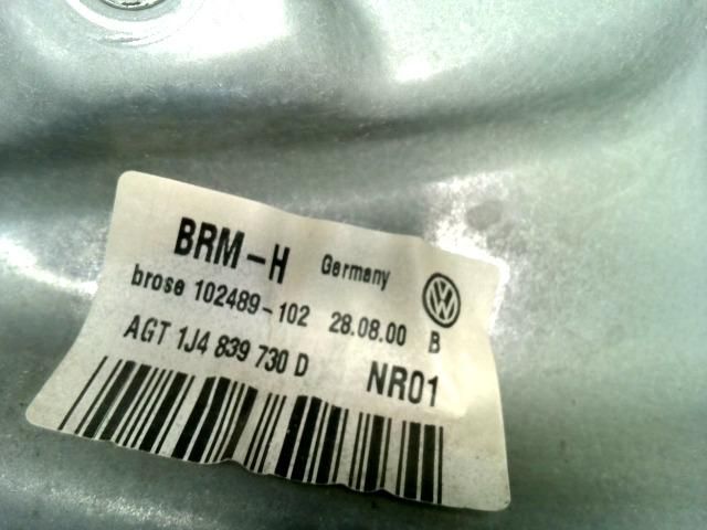 bontott VW GOLF IV Jobb hátsó Ablakemelő Szerkezet (Mechanikus)