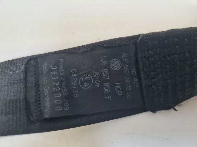 bontott VW GOLF IV Jobb hátsó Biztonsági Öv