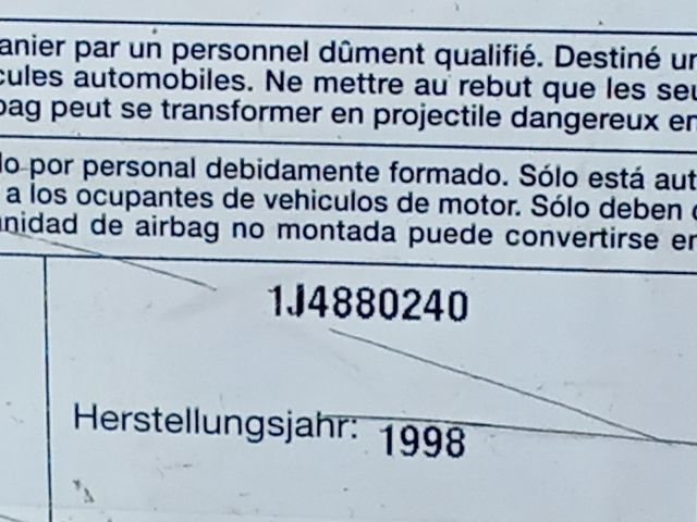 bontott VW GOLF IV Jobb Oldallégzsák