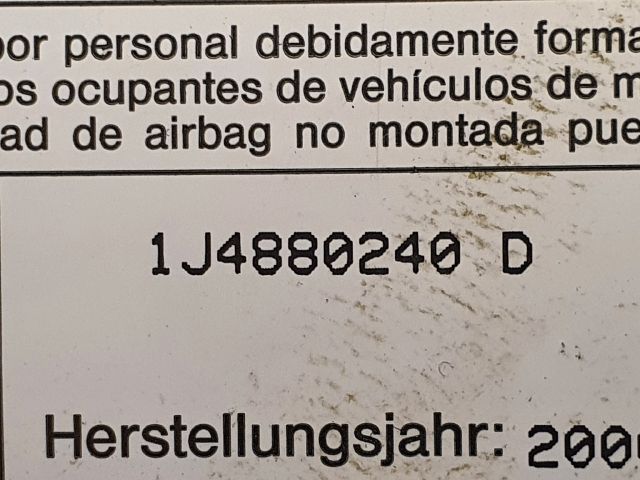 bontott VW GOLF IV Jobb Oldallégzsák