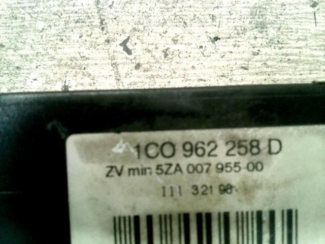 bontott VW GOLF IV Komfort Elektronika