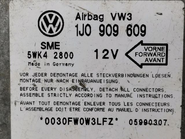 bontott VW GOLF IV Légzsák Elektronika