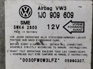 bontott VW GOLF IV Légzsák Elektronika