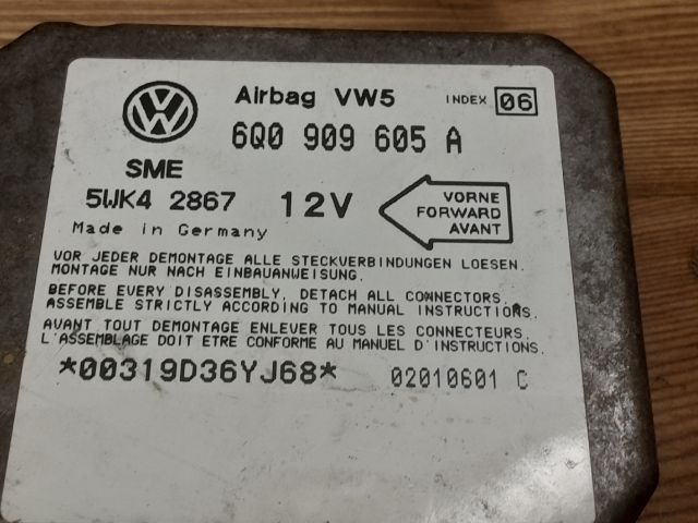 bontott VW GOLF IV Légzsák Elektronika