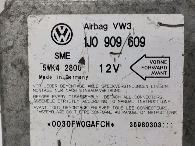 bontott VW GOLF IV Légzsák Elektronika