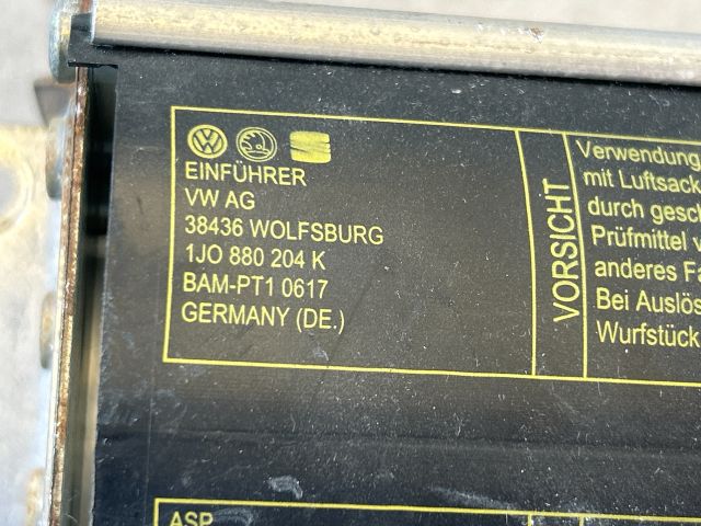 bontott VW GOLF IV Utasoldali Légzsák