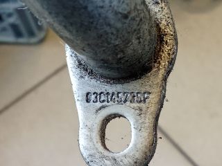 bontott VW GOLF PLUS EGR Hűtő Cső