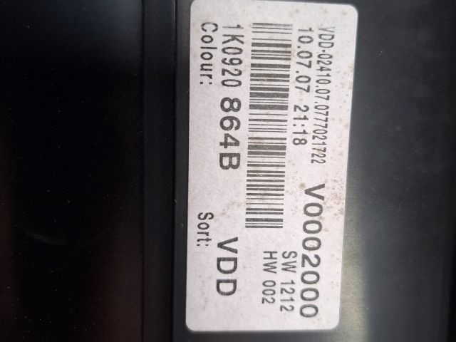 bontott VW GOLF PLUS Kilométeróra