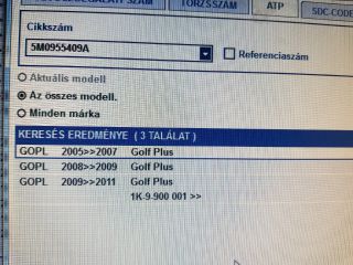 bontott VW GOLF PLUS Bal első Ablaktörlő Kar