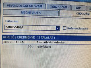 bontott VW GOLF PLUS Bal első Ablaktörlő Kar