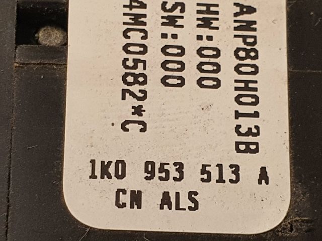 bontott VW GOLF PLUS Bal Kormánykapcsoló Irányjelző (Tempomatos)