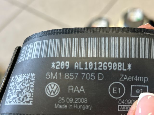 bontott VW GOLF PLUS Első Biztonsági Öv Pár (Feszítővel)