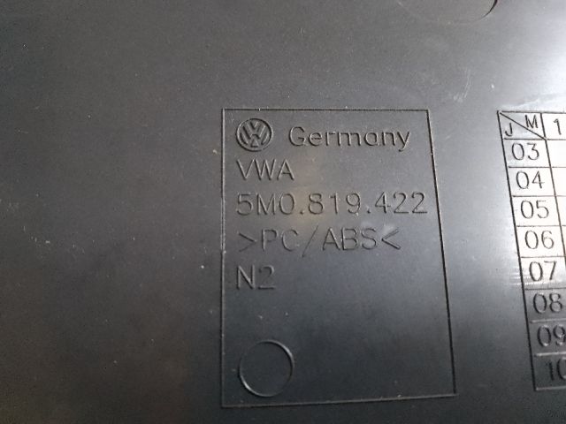 bontott VW GOLF PLUS Fűtéskapcsoló Keret