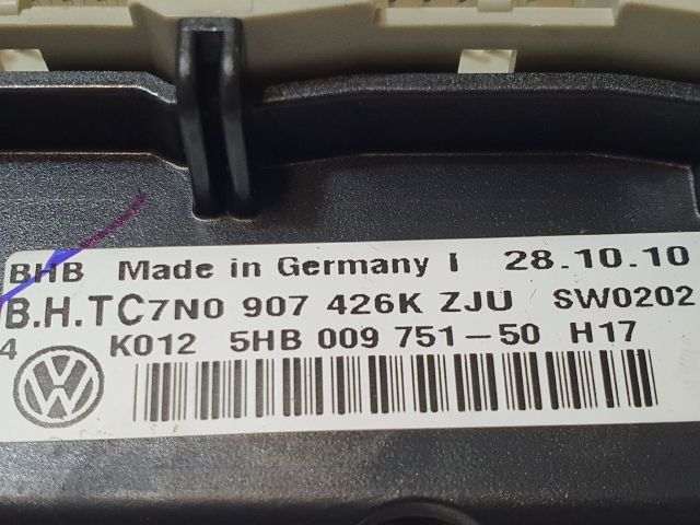 bontott VW GOLF PLUS Fűtéskapcsoló (manuális klímás)