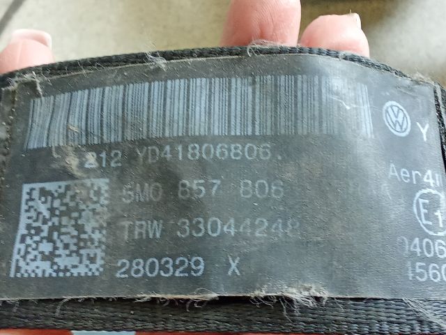 bontott VW GOLF PLUS Hátsó Biztonsági Öv Szett