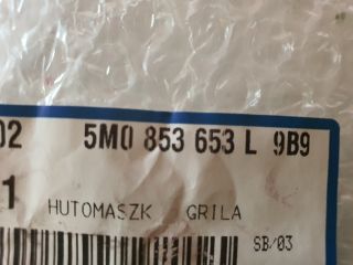 bontott VW GOLF PLUS Hűtőrács