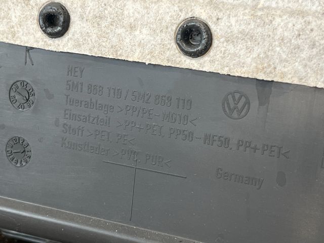 bontott VW GOLF PLUS Jobb első Ajtó Kárpit