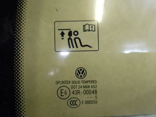 bontott VW GOLF PLUS Jobb hátsó Fixüveg (Ajtóban)