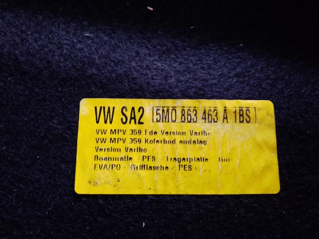 bontott VW GOLF PLUS Pótkerék Takaró