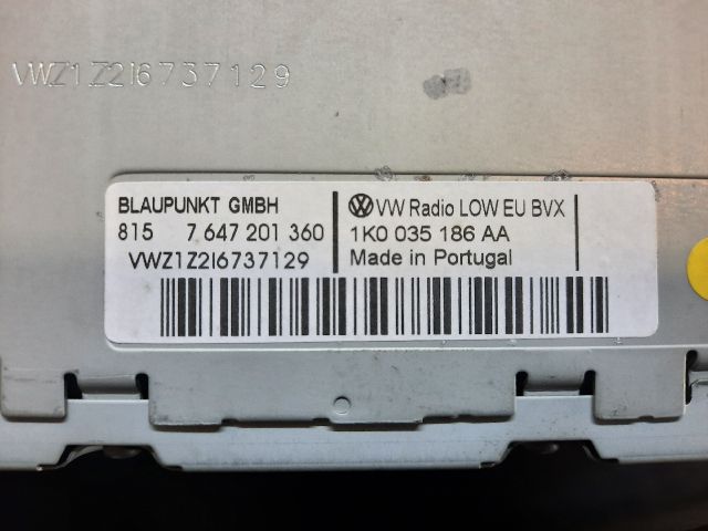 bontott VW GOLF PLUS Rádió / CD