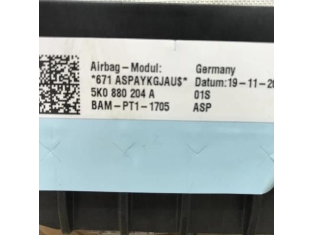 bontott VW GOLF PLUS Utasoldali Légzsák