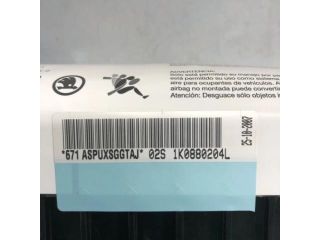 bontott VW GOLF PLUS Utasoldali Légzsák