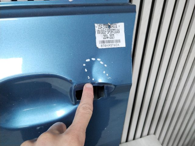bontott VW GOLF SPORTSVAN Bal első Ajtó (Üres lemez)