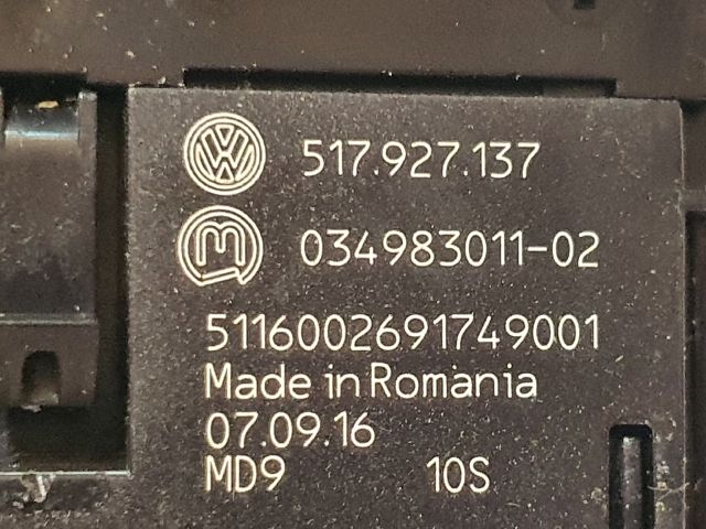 bontott VW GOLF SPORTSVAN ESP Kapcsoló