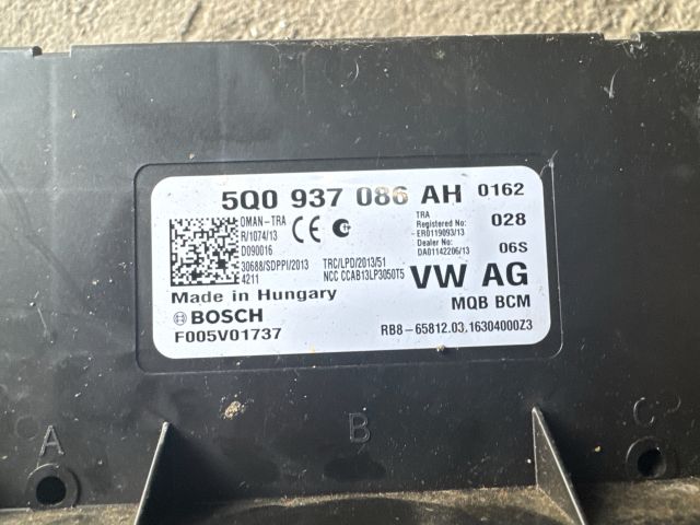 bontott VW GOLF SPORTSVAN Komfort Elektronika