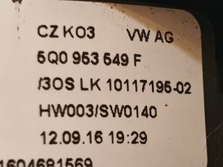 bontott VW GOLF SPORTSVAN Légzsák Átvezető Szalagkábel