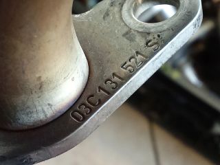 bontott VW GOLF V EGR Hűtő Cső