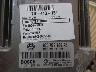 bontott VW GOLF V Motorvezérlő