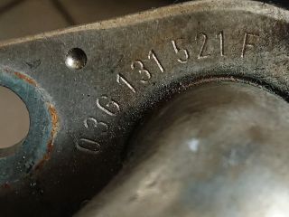 bontott VW GOLF V EGR Hűtő Cső