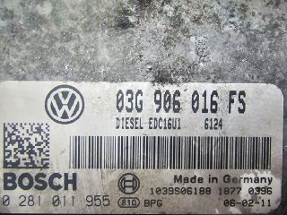 bontott VW GOLF V Motorvezérlő