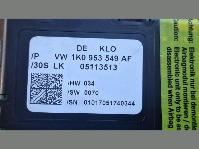 bontott VW GOLF V Aktív Kormány Elektronika