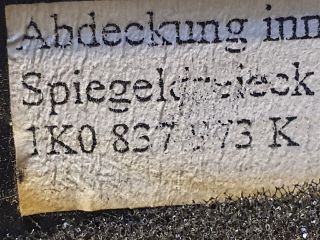 bontott VW GOLF V Bal A Oszlop Hangszóró Burkolat