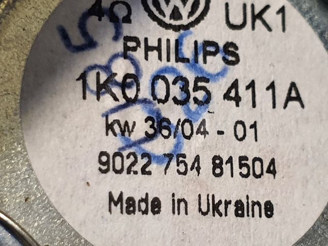 bontott VW GOLF V Bal A Oszlop Hangszóró Burkolat