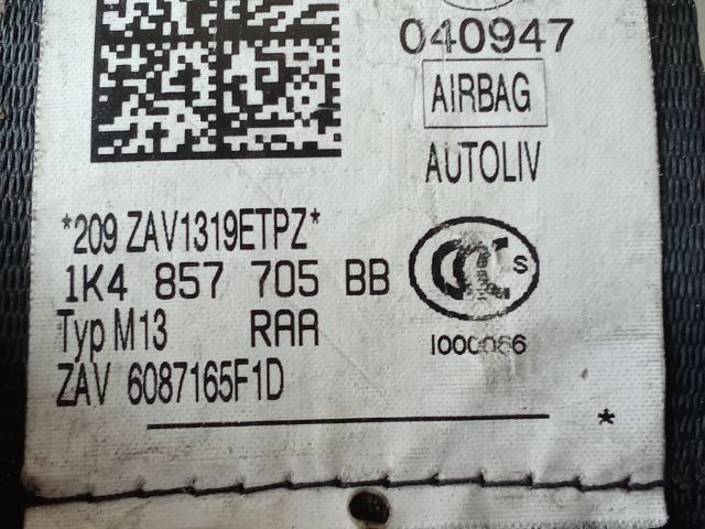 bontott VW GOLF V Bal első Biztonsági Öv