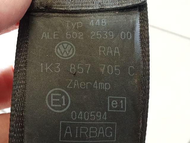 bontott VW GOLF V Bal első Biztonsági Öv