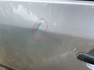 bontott VW GOLF V Bal hátsó Ajtó (Üres lemez)