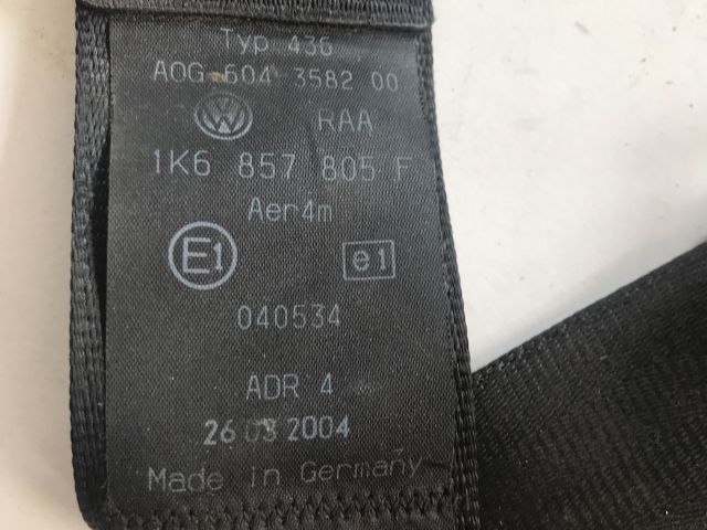 bontott VW GOLF V Bal hátsó Biztonsági Öv