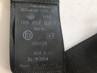 bontott VW GOLF V Bal hátsó Biztonsági Öv