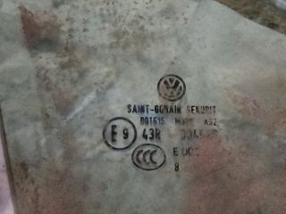 bontott VW GOLF V Bal hátsó Fixüveg (Ajtóban)