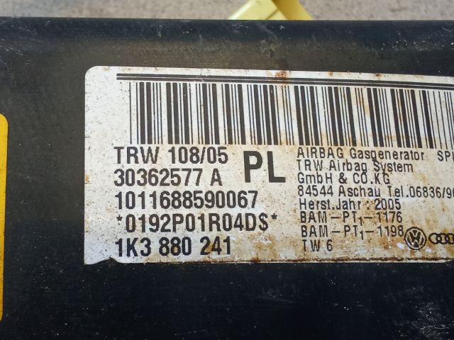 bontott VW GOLF V Bal Oldallégzsák