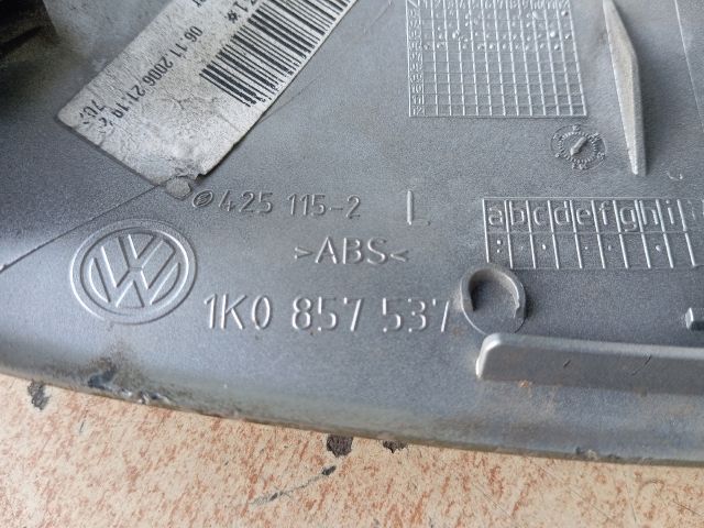 bontott VW GOLF V Bal Visszapillantó Tükör Burkolat