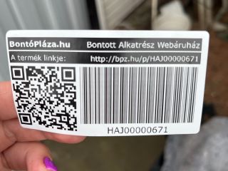 bontott VW GOLF V Csomagtérajtó (Üres lemez)