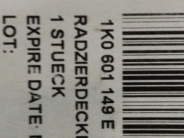 bontott VW GOLF V Dísztárcsa (1 db)